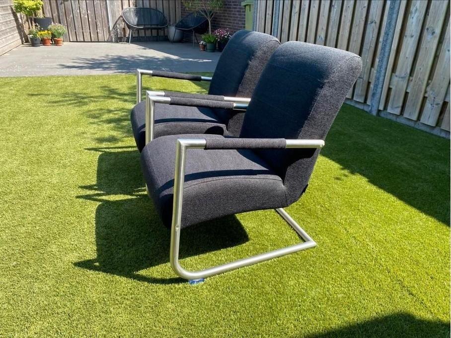 Henders & Hazel Angelica fauteuils, Ophalen, 75 tot 100 cm, Zo goed als nieuw, Stof