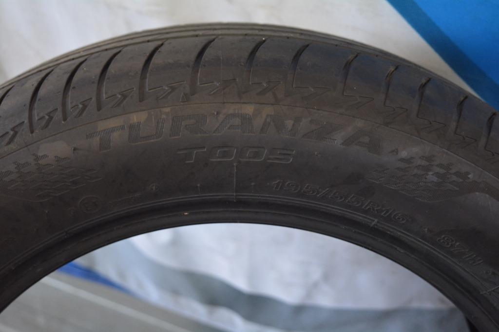 4x Nieuwe zomerband Bridgestone Turanza T005 195 55 R16  (5), 16 inch, Nieuw, Ophalen of Verzenden, Band(en)