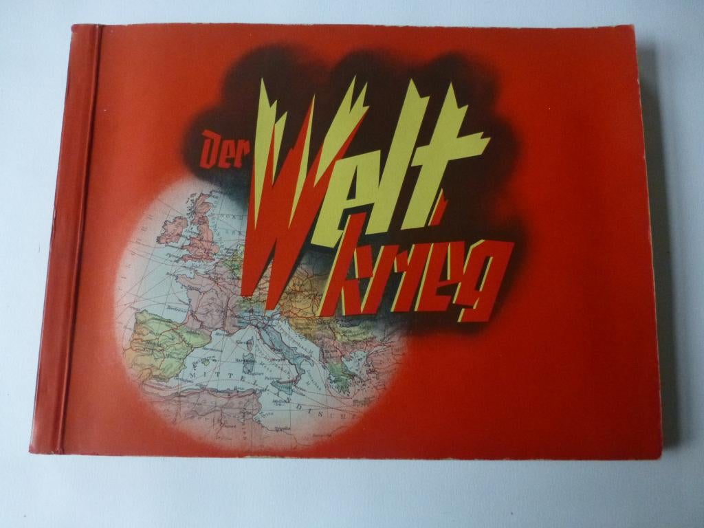 Plaatjesalbum: De eerste Wereldoorlog uit 1934., Ophalen of Verzenden, Zo goed als nieuw, Plaatjesalbum
