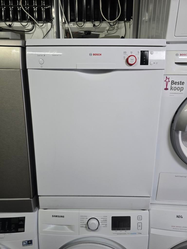 Keurige ruime Bosch Serie2 Silenceplus vaatwasser! Garantie!, Bosch, Ophalen of Verzenden, Zo goed als nieuw, 85 tot 90 cm