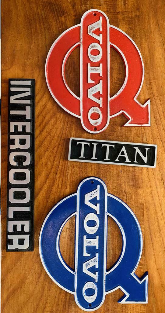 Aluminium oldskool logo’s, Auto-onderdelen, Vrachtwagen-onderdelen, Ophalen of Verzenden