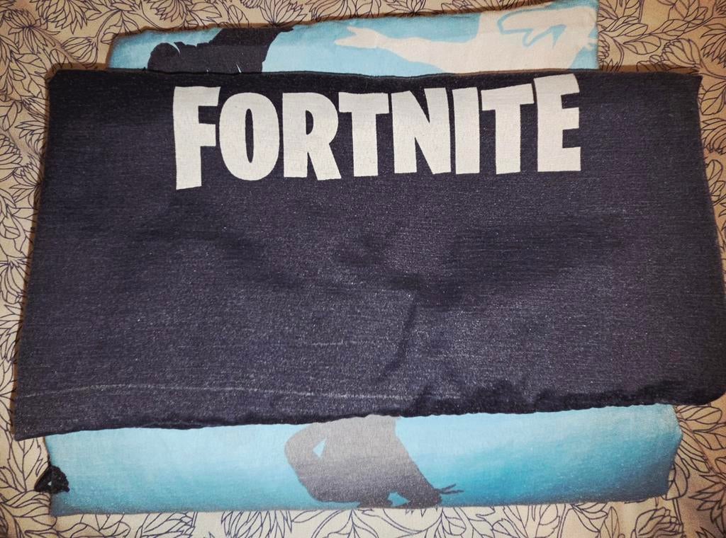 Fortnite 1-persoons dekbedovertrek, Kinderen en Baby's, Kinderkamer | Beddengoed, Gebruikt, Dekbedovertrek, Ophalen of Verzenden