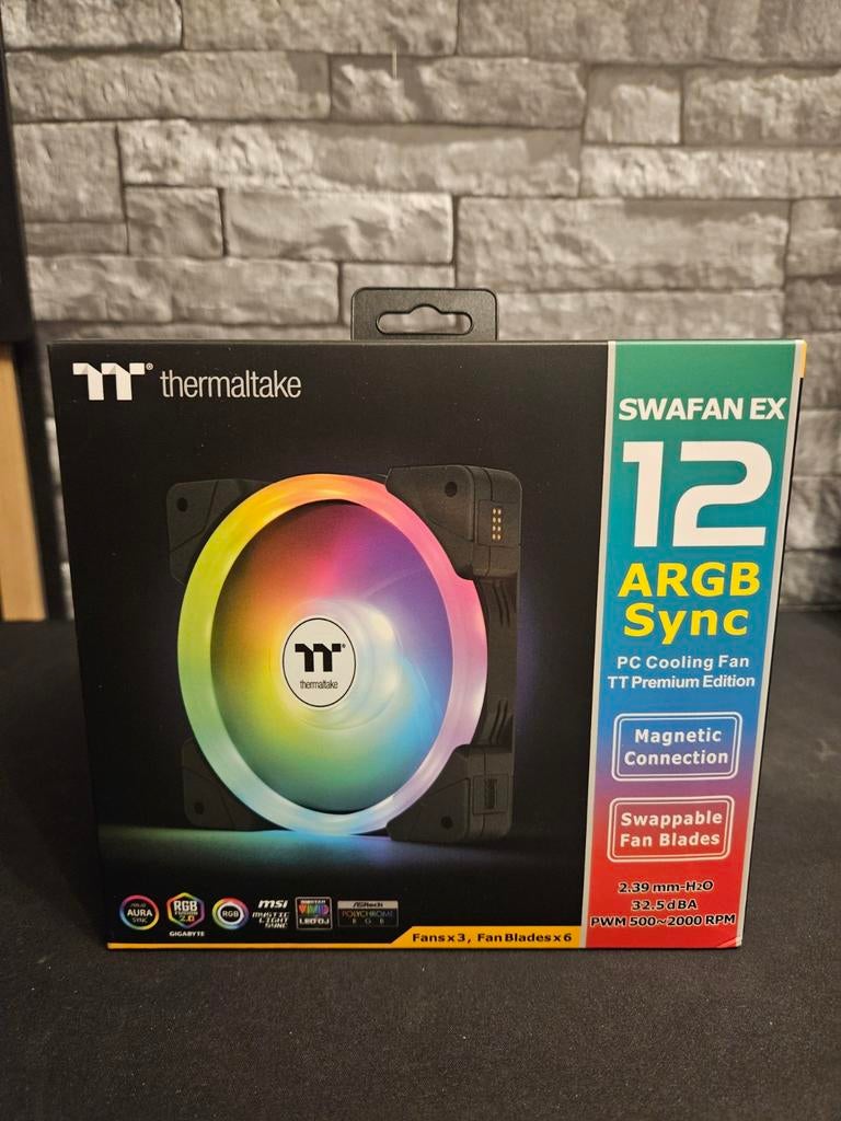 Thermaltake SWAFAN EX12 ARGB nieuwe in verpakking, Computers en Software, Computerkoelers, Nieuw, Luchtkoeling, Ophalen of Verzenden