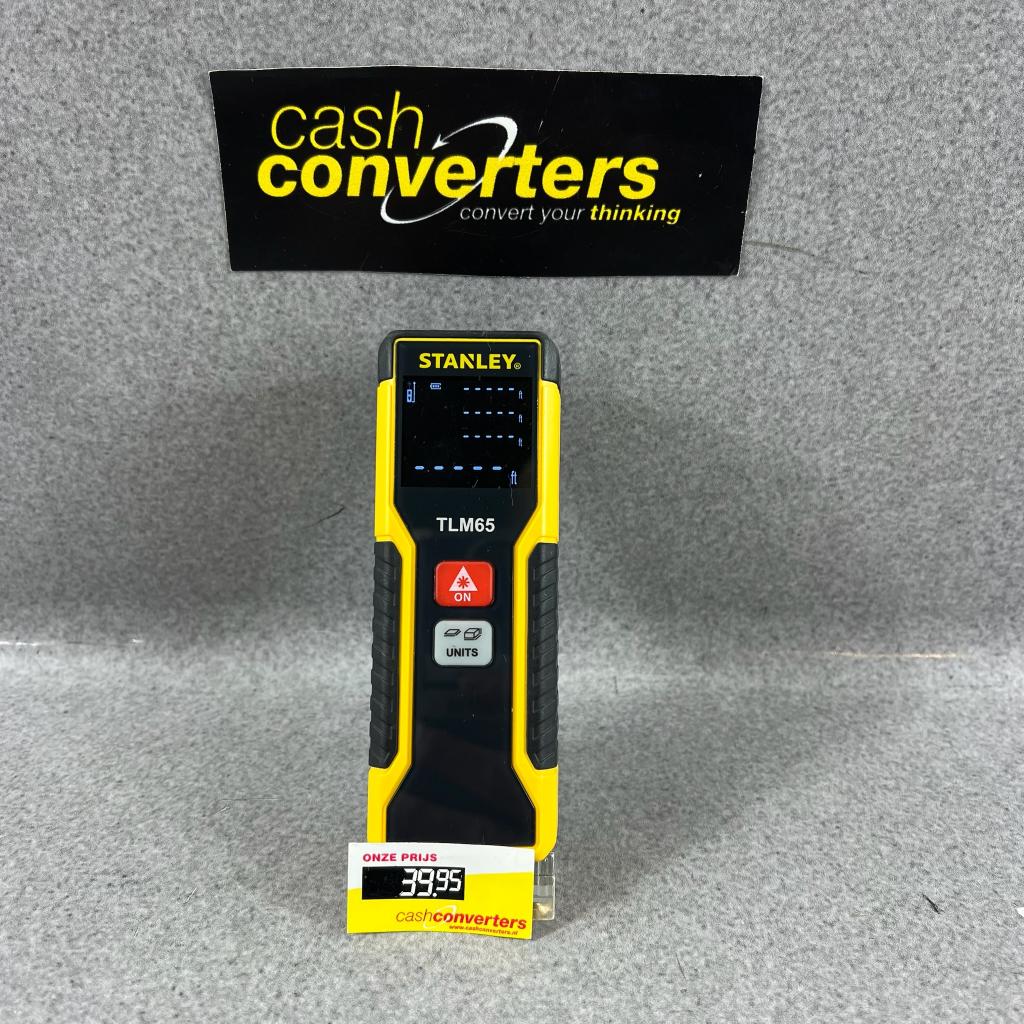 Stanley Afstandsmeter | TLM65 | Laser 2 | batt | 400675, Ophalen of Verzenden, Gebruikt, Afstand