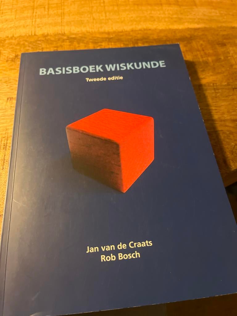Basisboek Wiskunde - Tweede Editie, Ophalen of Verzenden, Beta, Zo goed als nieuw, HBO