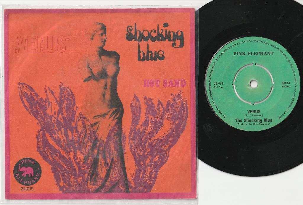 Shocking Blue - Venus - Hot Sand - NEDERBEAT-TOPPER 1969, Ophalen, Gebruikt, Pop