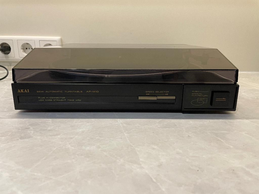 Akai AP-M10 Full Automatic Turntable, Gebruikt, Automatisch, Ophalen of Verzenden, Platenspeler