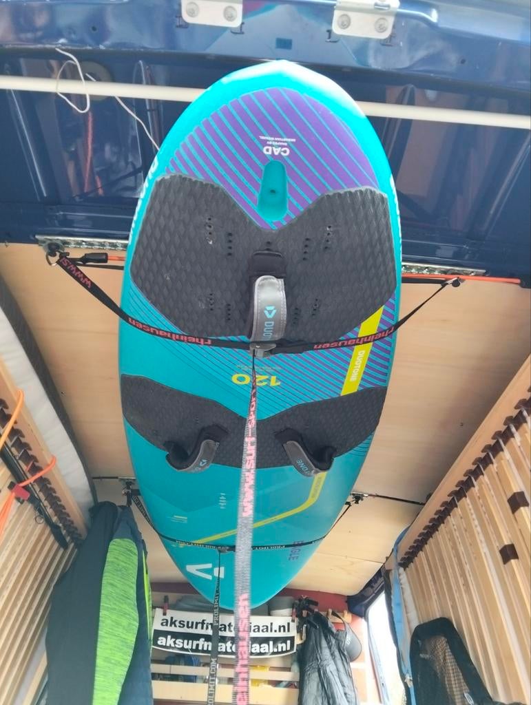 Duotone Eagle 120 ltr € 750,--, Watersport en Boten, Ophalen, Gebruikt, 7 m² of meer, Minder dan 250 cm