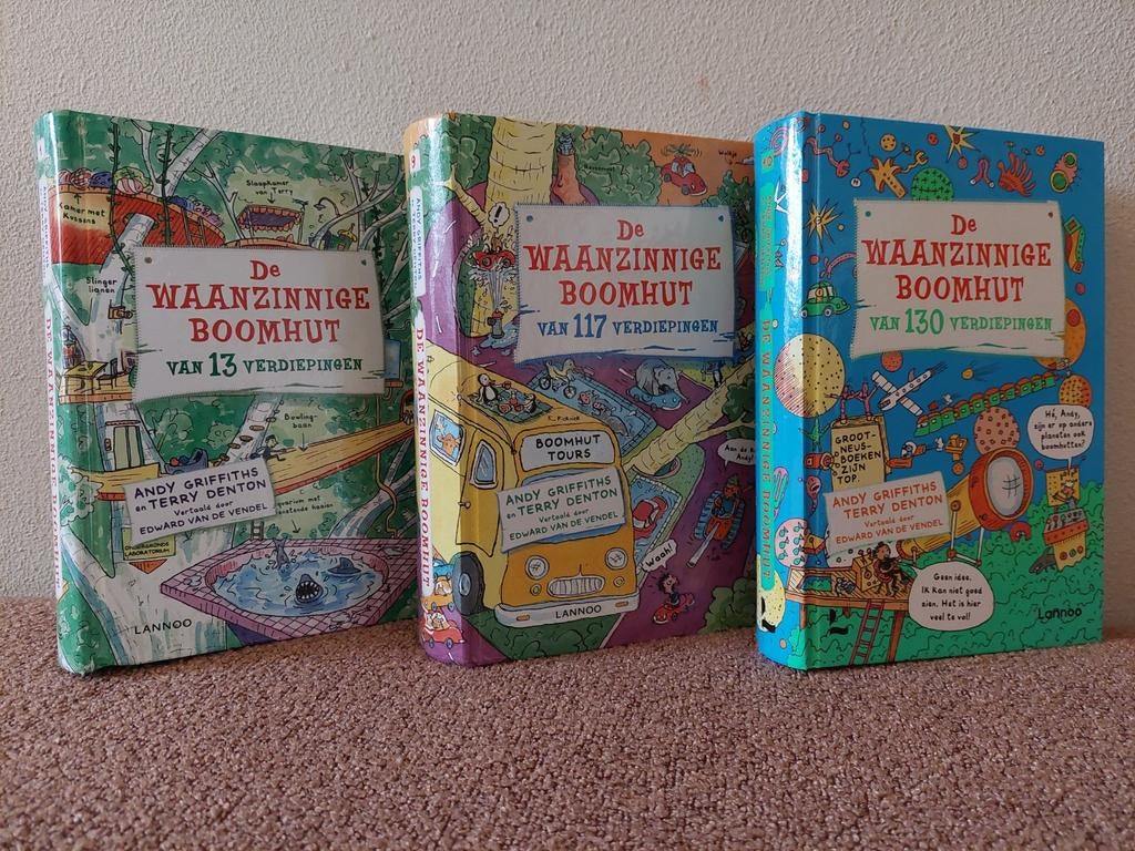 De waanzinnige boomhut, deel 1, 9 en 10, Ophalen, Fictie algemeen