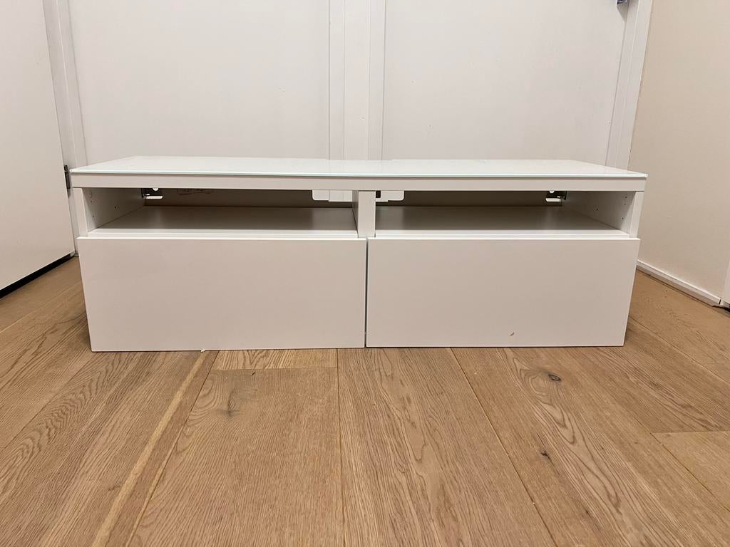 IKEA BESTA TV Meubel -GRATIS, Ophalen, Kunststof, Gebruikt, 100 tot 150 cm