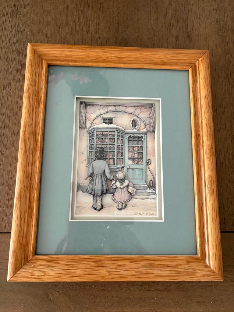 Anton Pieck 3D Schilderijtje, Antiek en Kunst, Ophalen of Verzenden