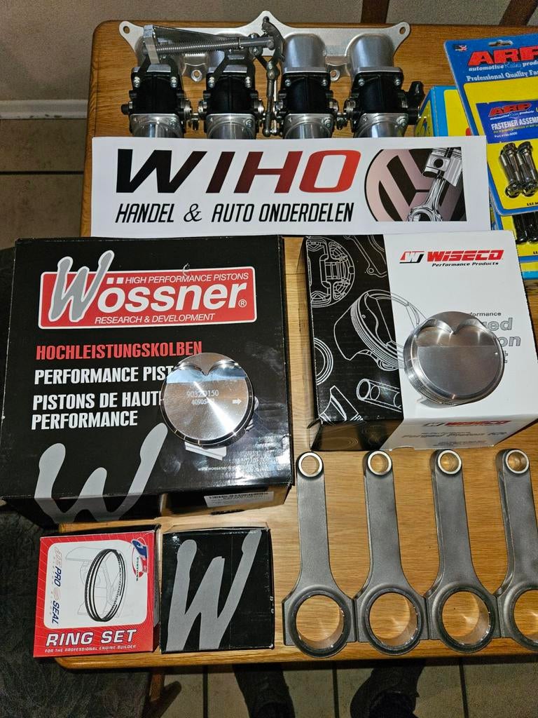 vw 16v tuning dele abf kr pl 9a motor wiseco catcams arp acl, Auto diversen, Ophalen of Verzenden, Vw, Info@wealer.nl, Zuiderinslag 2 3833 BP Leusden