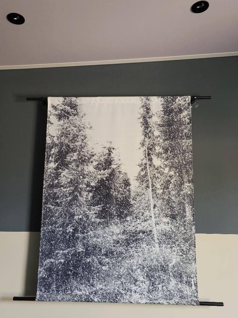 wandkleed Scandinavisch bos, Ophalen of Verzenden, Zo goed als nieuw