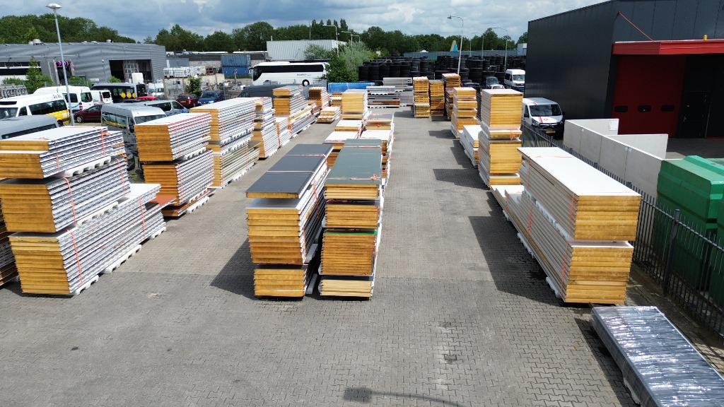 B-Keus 10000m2 Sandwichpanelen 40/60/80/100/mm Dak&Wand, Ophalen, Zo goed als nieuw, Overige materialen, 50 tot 100 mm