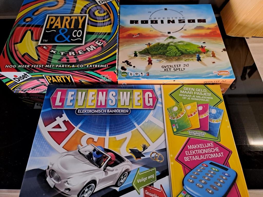Leuke  gezelschapsspellen - Levensweg Elektronisch Bankieren, Hobby en Vrije tijd, Gezelschapsspellen | Bordspellen, Drie of vier spelers