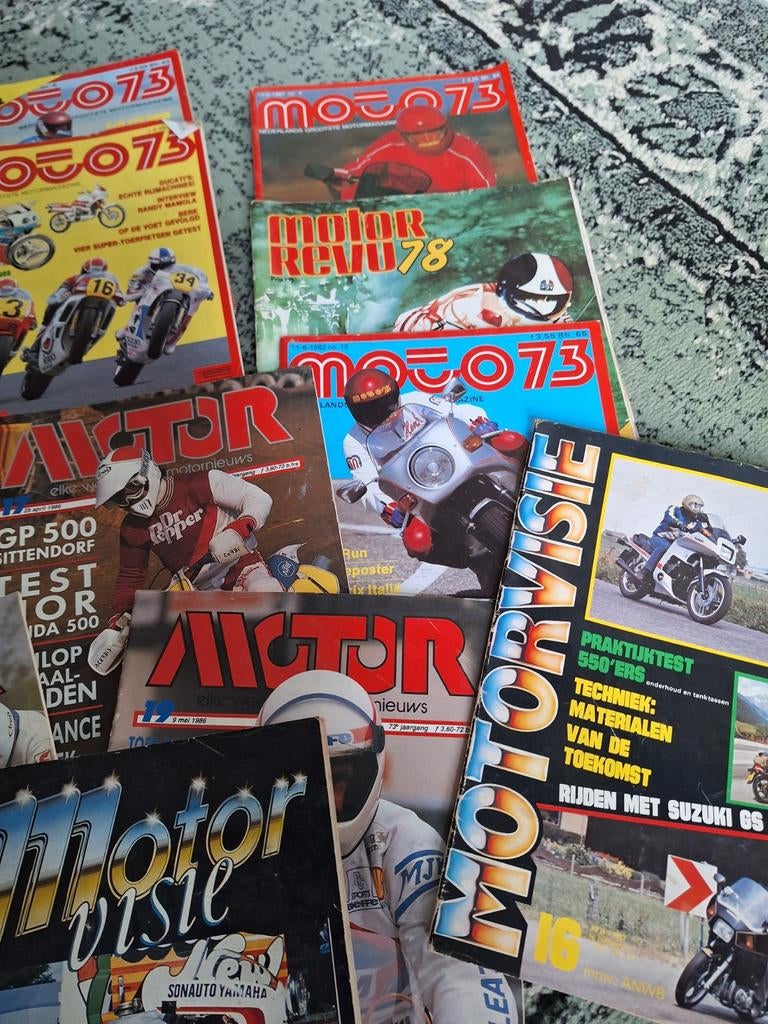 Oude Motorbladen Collectie, Ophalen of Verzenden, Gelezen, Algemeen, Diverse