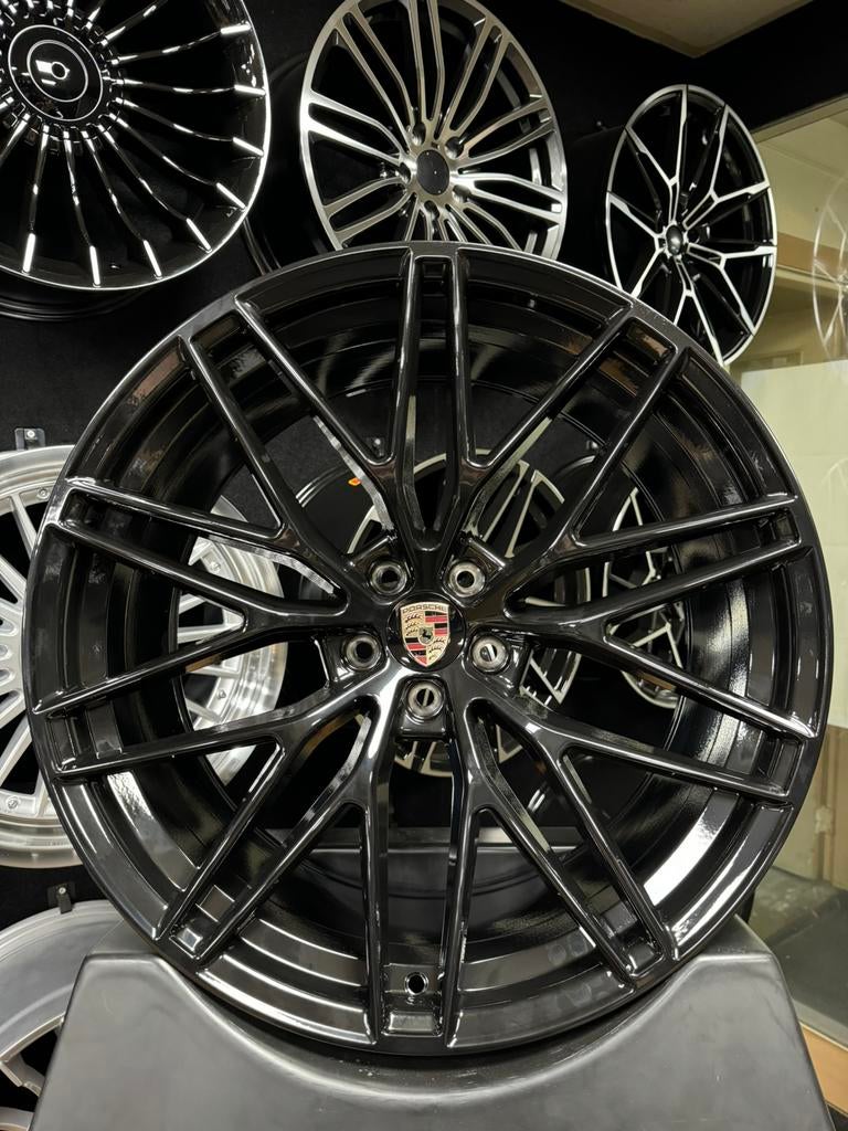 21 inch velgen voor Porsche 5x112 GTS look Macan breedset, Auto-onderdelen, Banden en Velgen, Velg(en), Nieuw, Personenwagen, 21 inch
