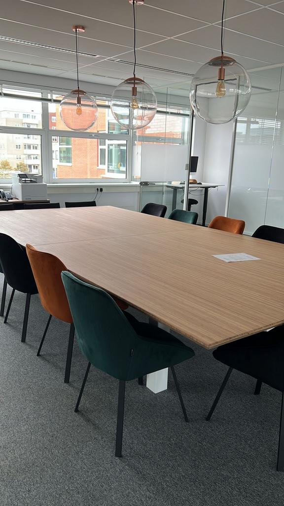 Exclusieve Boardroom Tafel 400x200 cm – Massief Bamboe 35mm, Ophalen, Tafel