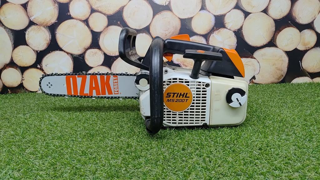 ZEER NETTE Stihl MS 200 T Benzine Tophendel Kettingzaag, Tuin en Terras, Ophalen of Verzenden, Zo goed als nieuw, Overige soorten