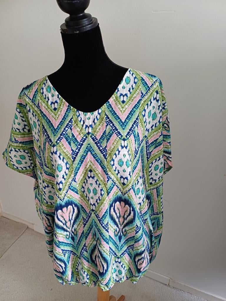 Mooi shirt Norah maat 48, Kleding | Dames, Grote Maten, Overige kleuren, Zo goed als nieuw, Norah, Shirt of Top