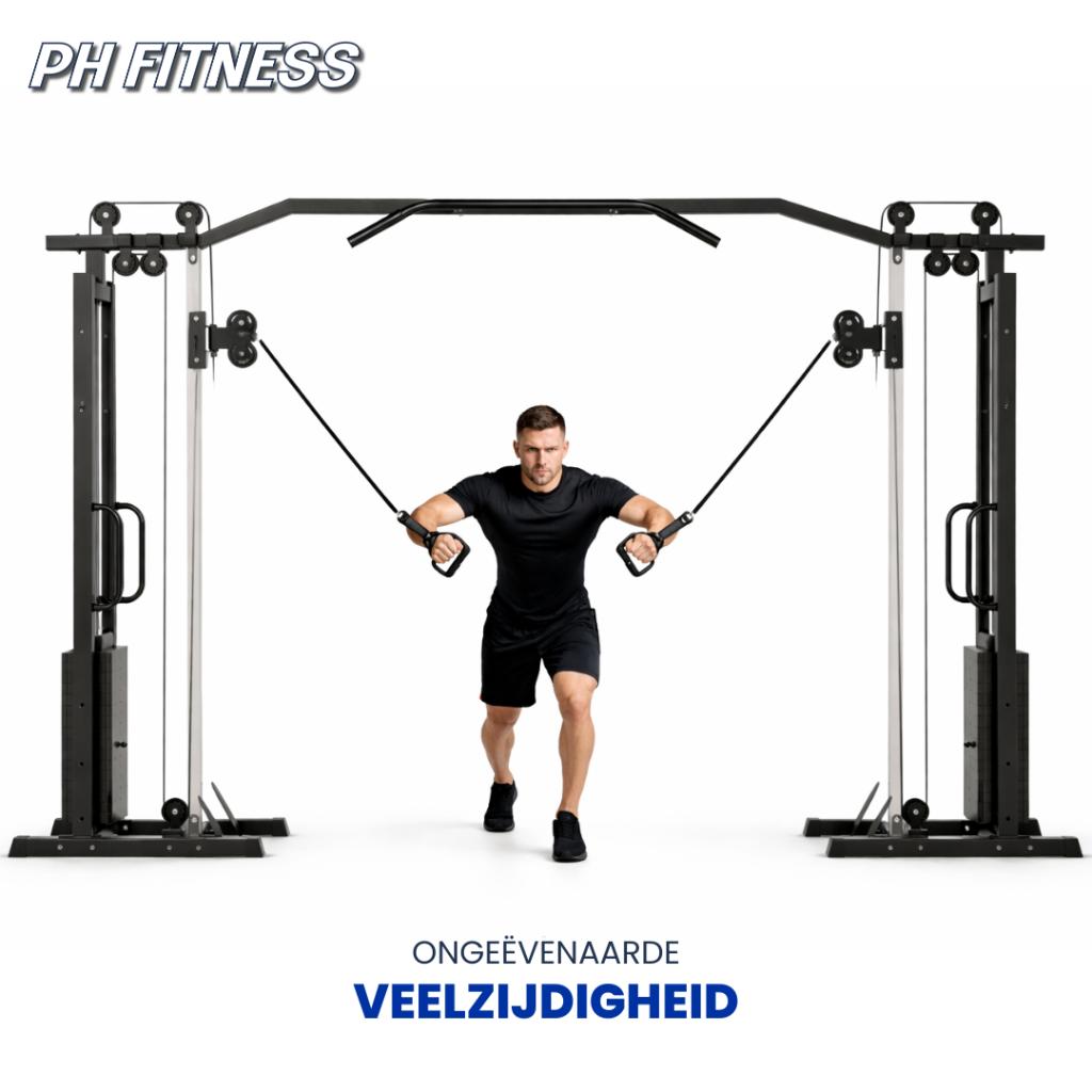 PH Fitness Dual Adjustable Cable Crossover Machine, Benen, Zurichstraat 20, 6135LP SITTARD, Nieuw, Ophalen of Verzenden