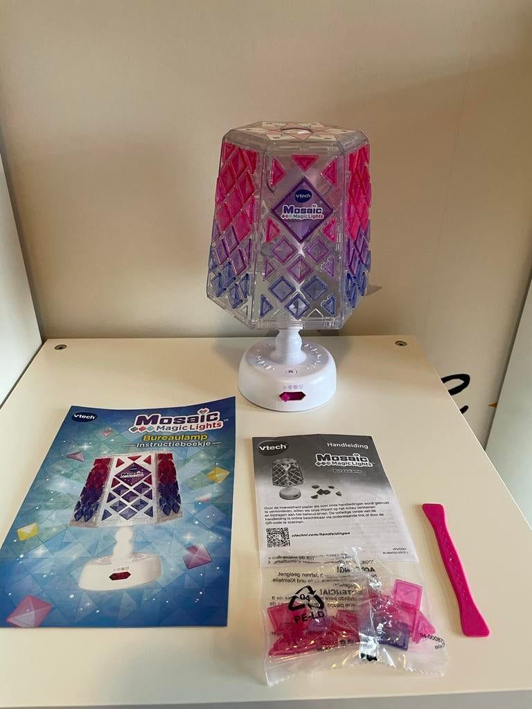 VTech Mosaic Magic Lights Bureaulamp €20, Kinderen en Baby's, Speelgoed | Educatief en Creatief, Ophalen of Verzenden, Zo goed als nieuw