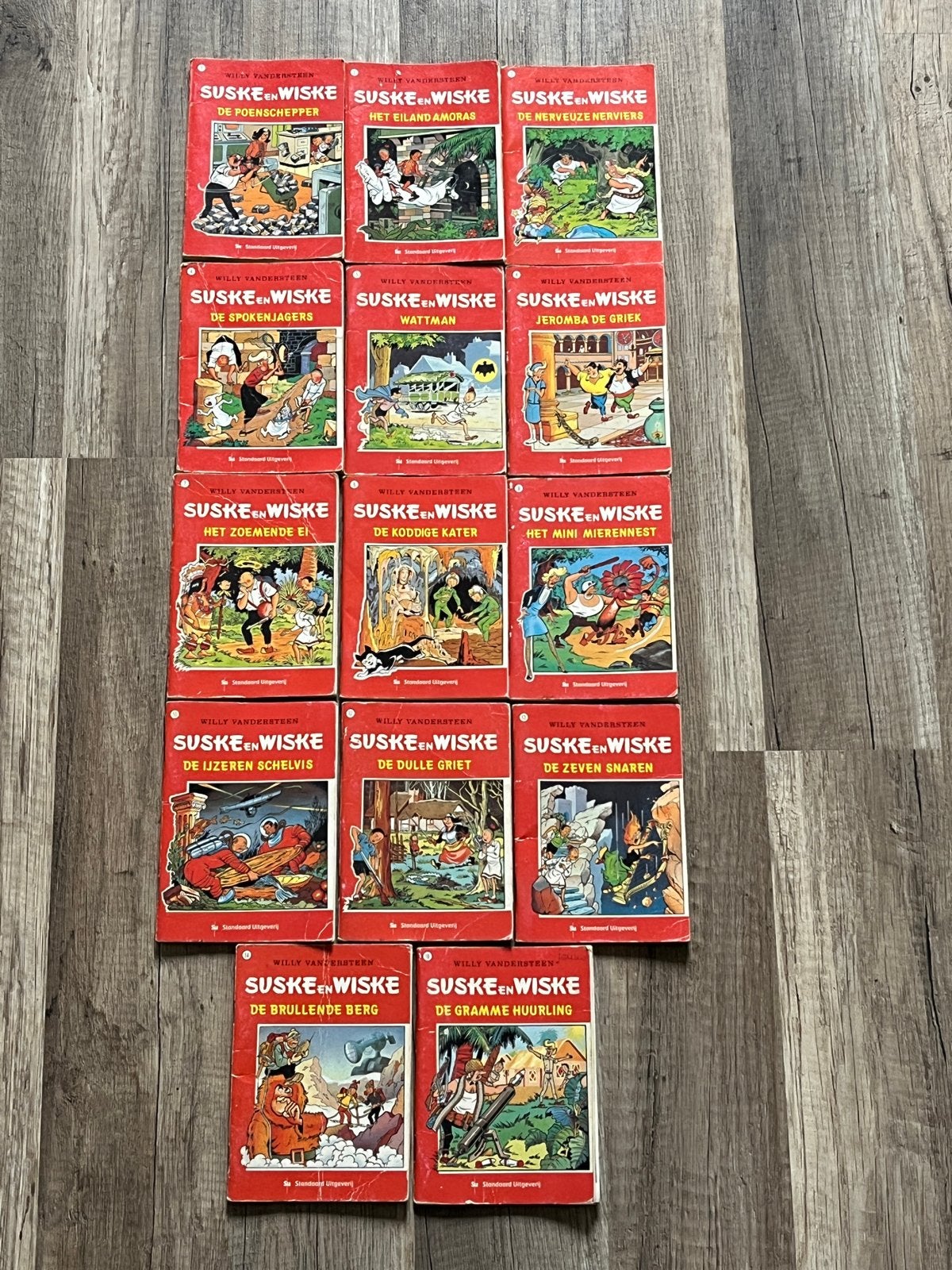 Suske en Wiske mini stripboeken - Nummers 1 t/m 10, 12 t/m 1, Meerdere stripboeken, Ophalen of Verzenden, Gelezen