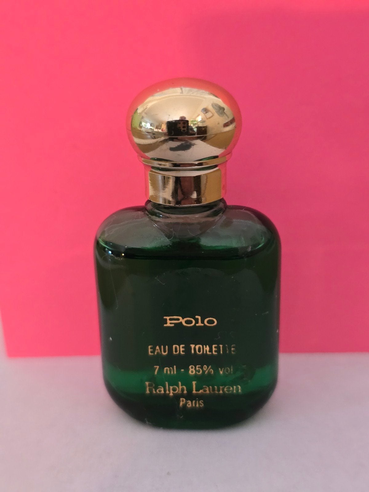 Polo Ralph Lauren Eau de Toilette 7ml - Vintage Miniatuur, Ophalen of Verzenden, Gebruikt