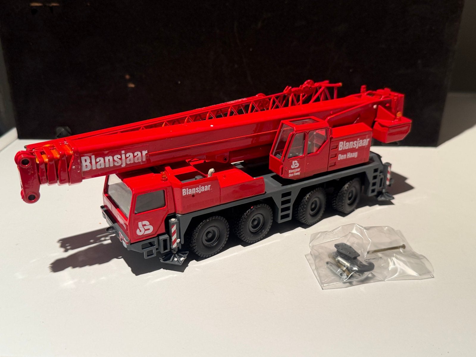 WSI Liebherr LTM 1090/1 Blansjaar Mobiele Kraan 1:50, Hobby en Vrije tijd, Ophalen of Verzenden, Zo goed als nieuw