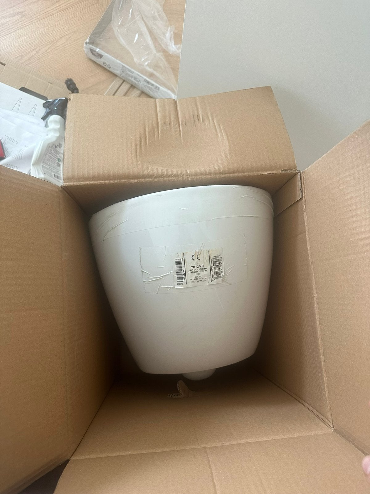 Creavit hangtoilet / wandcloset inclusief toiletbril – nieuw, Ophalen of Verzenden, Nieuw, Toilet