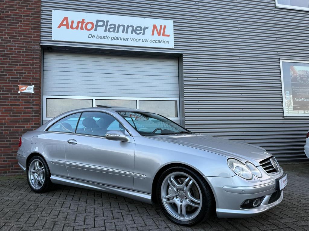 Mercedes-Benz CLK-klasse Coupé AMG 55! 367PK! Leder! Navi!, Auto's, Mercedes-Benz, Automaat, Achterwielaandrijving, Gebruikt, 1595 kg