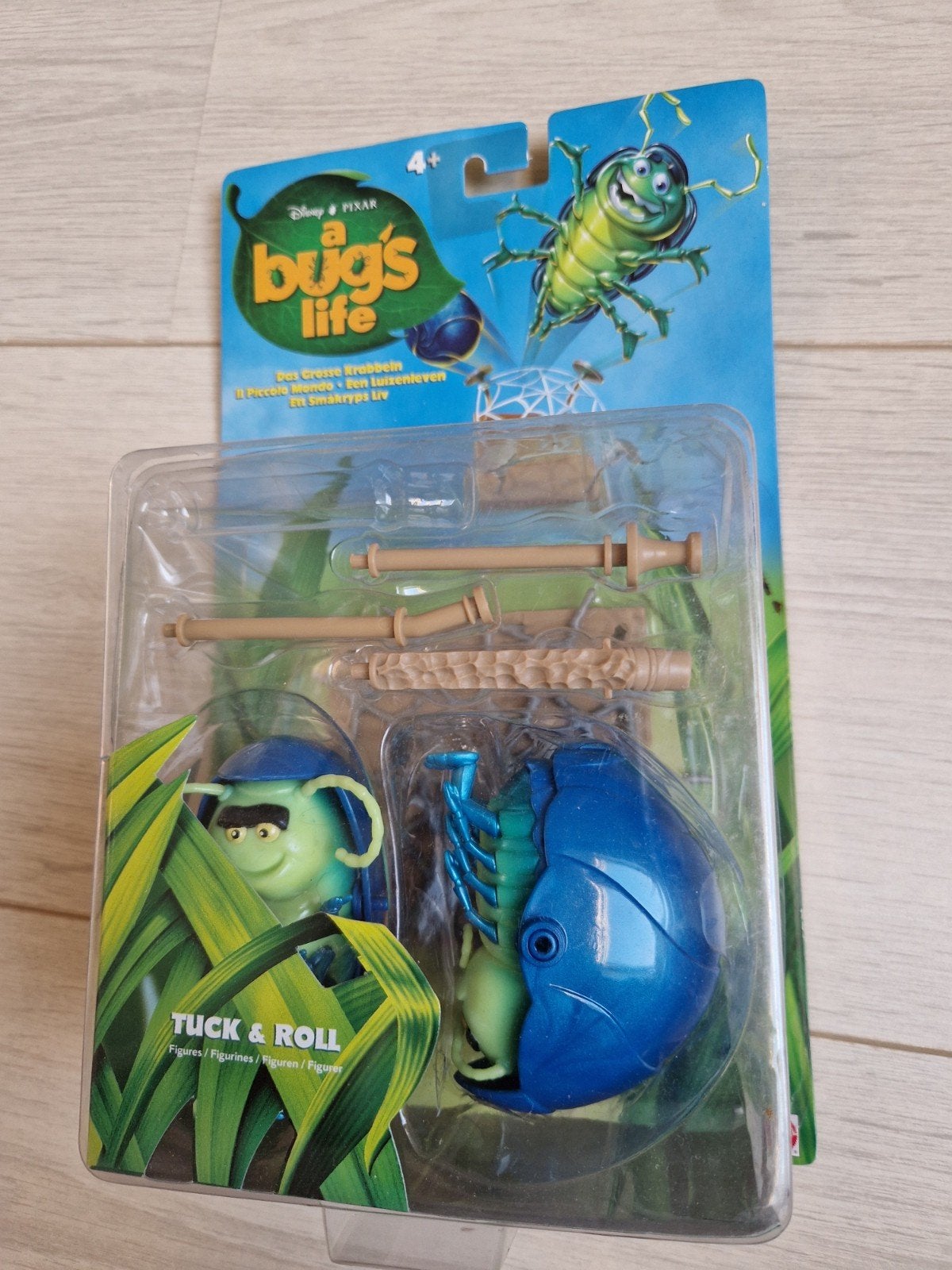 1998 a bug's life actiefiguren actionfigures tuck and roll, Verzamelen, Ophalen of Verzenden