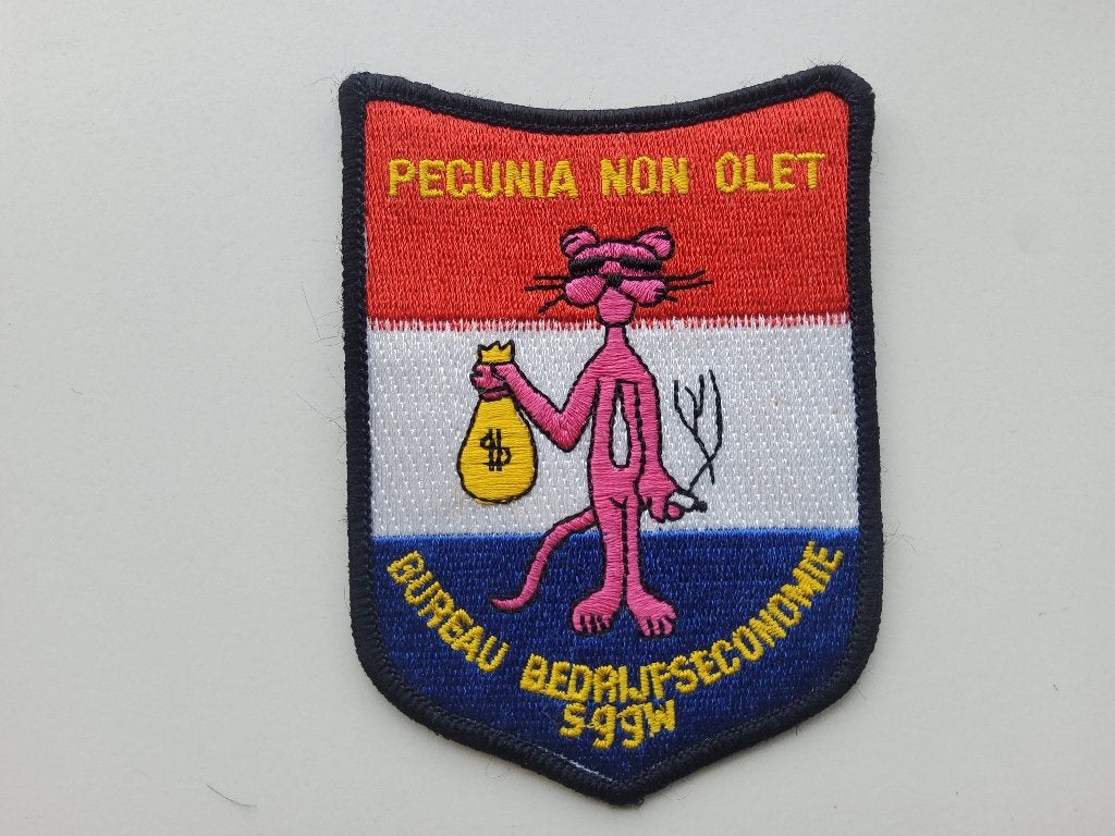 KLu RNLAF 5GGW BUREAU BEDRIJFSECONOMIE PATCH, Verzenden, Zo goed als nieuw, Patch, Badge of Embleem