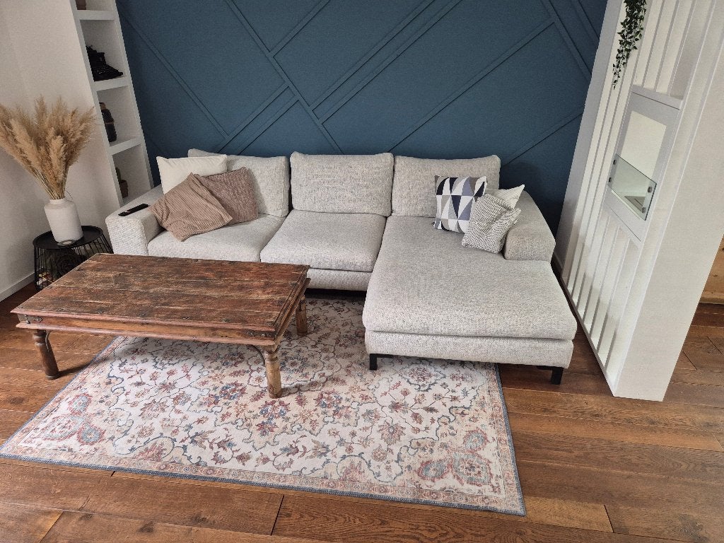 Montèl Hoekbank met Chaise Longue | Scandinavisch Design, 250 tot 300 cm, Gebruikt, Modern/Scandinavisch, Ophalen of Verzenden