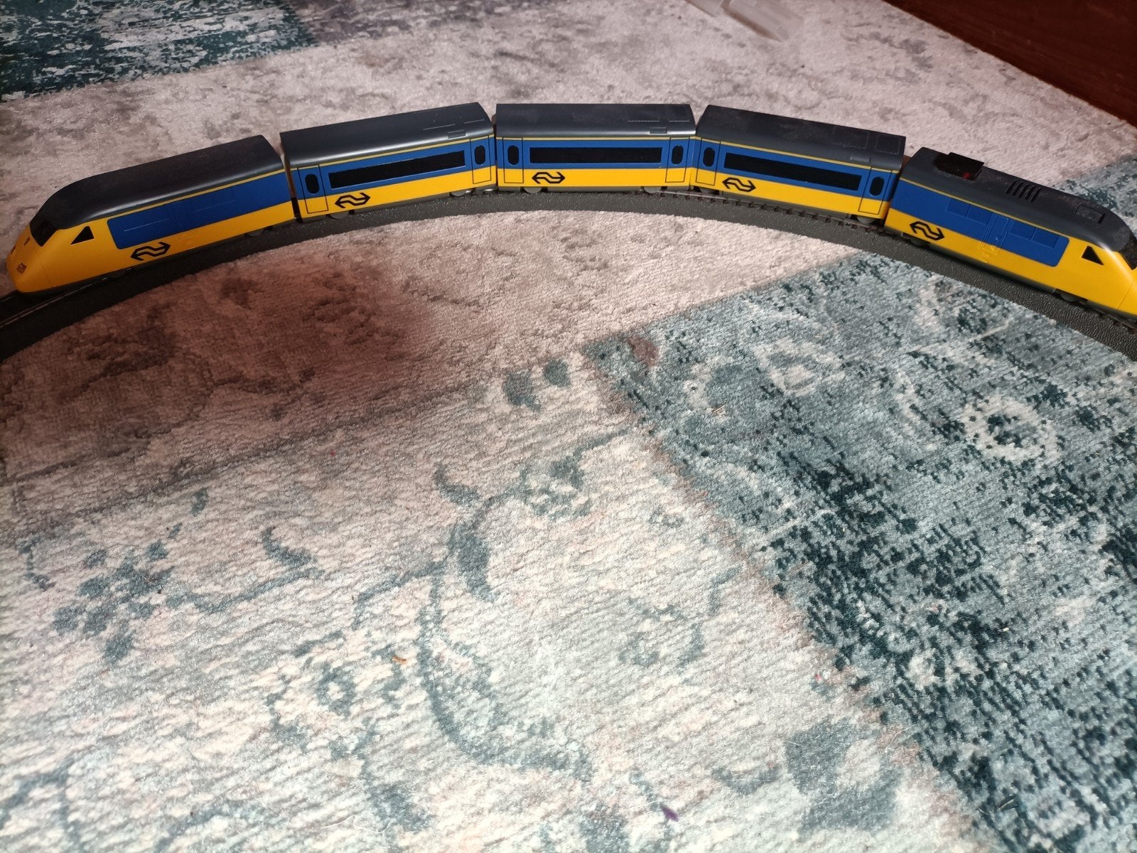 Märklin Intercitytrein met rails en bediening (defect), Ophalen of Verzenden, Gebruikt, Wisselstroom, Märklin