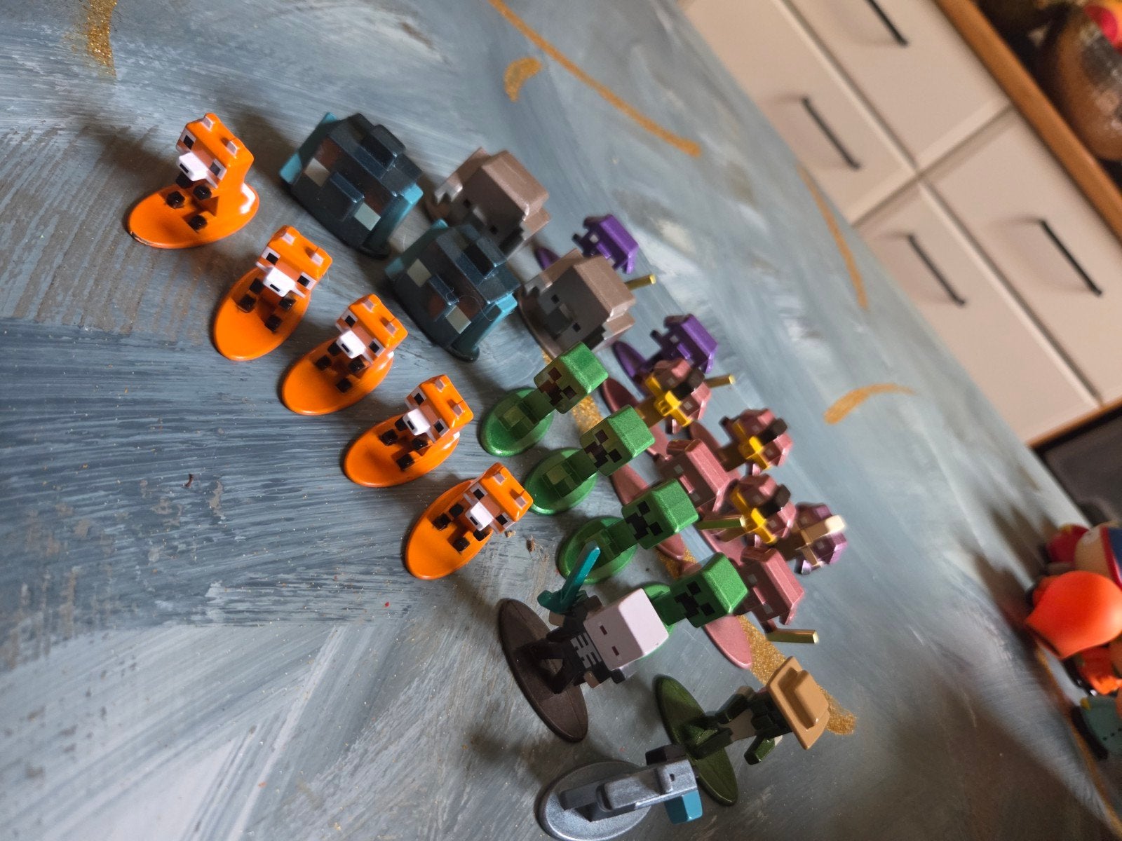 Metalen figuurtjes: Minecraft, Sonic en Stitch collectie, Kinderen en Baby's, Speelgoed | Actiefiguren, Ophalen of Verzenden, Zo goed als nieuw