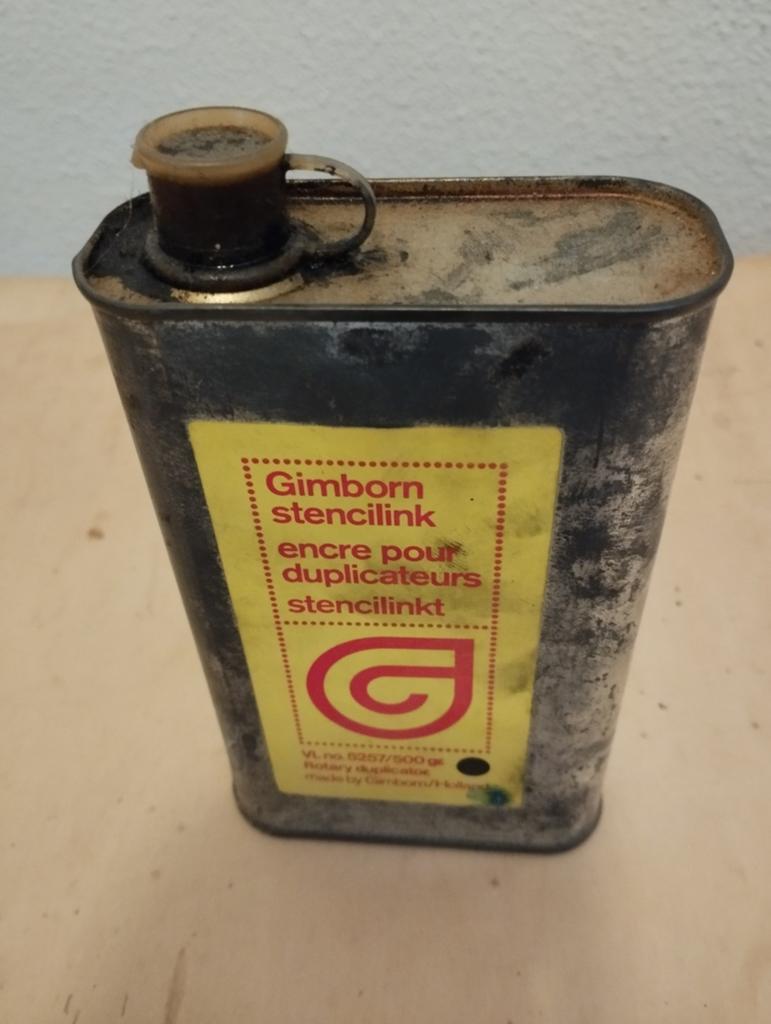 Gimborn stencil-inkt, Verzamelen, Ophalen of Verzenden