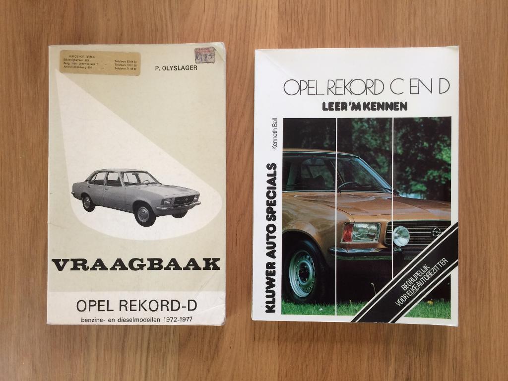 RUILEN: Opel Rekord C + D oldtimer boekjes / vraagbaak, Ophalen of Verzenden, Gelezen, Opel