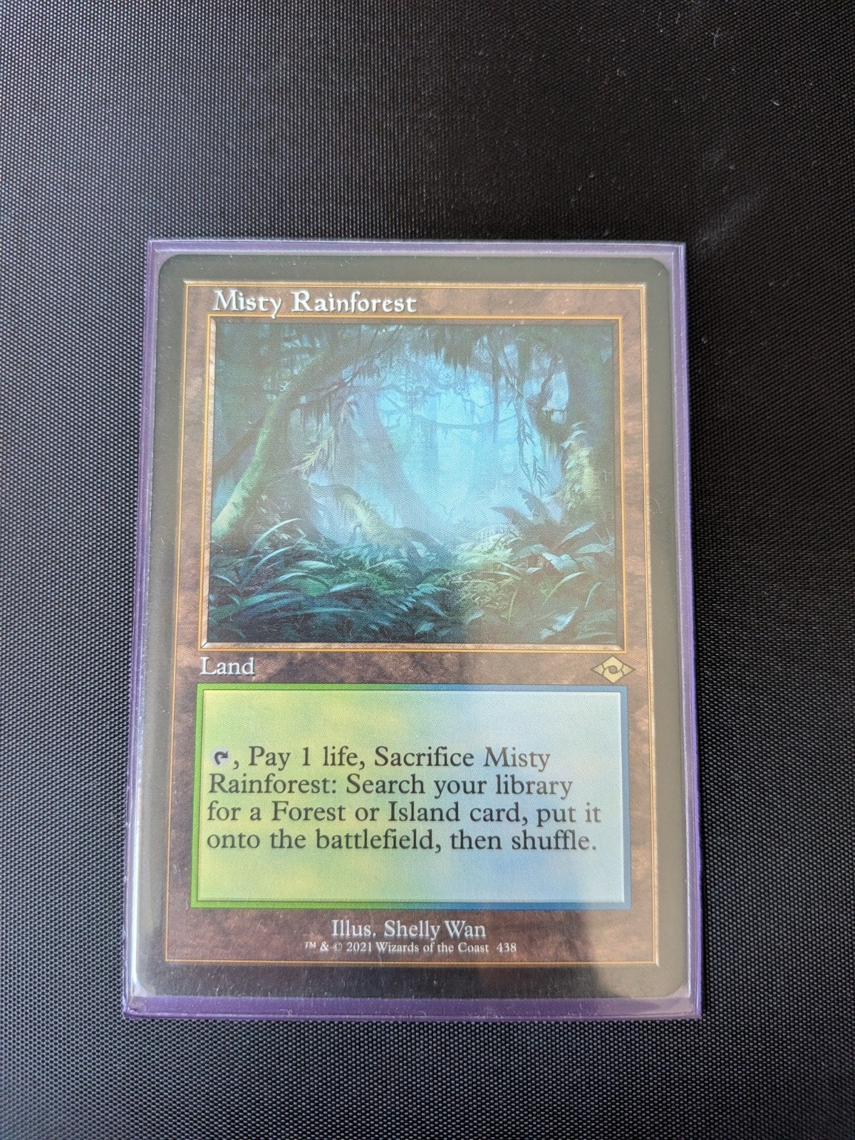 Misty Rainforest (Zeldzaam) - Near Mint, Ongespeeld, Ophalen of Verzenden, Zo goed als nieuw, Losse kaart