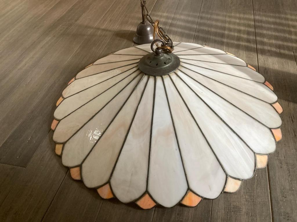 Prachtige Tiffany hanglamp - Vintage stijl, Ophalen of Verzenden, Zo goed als nieuw, Glas, Minder dan 50 cm