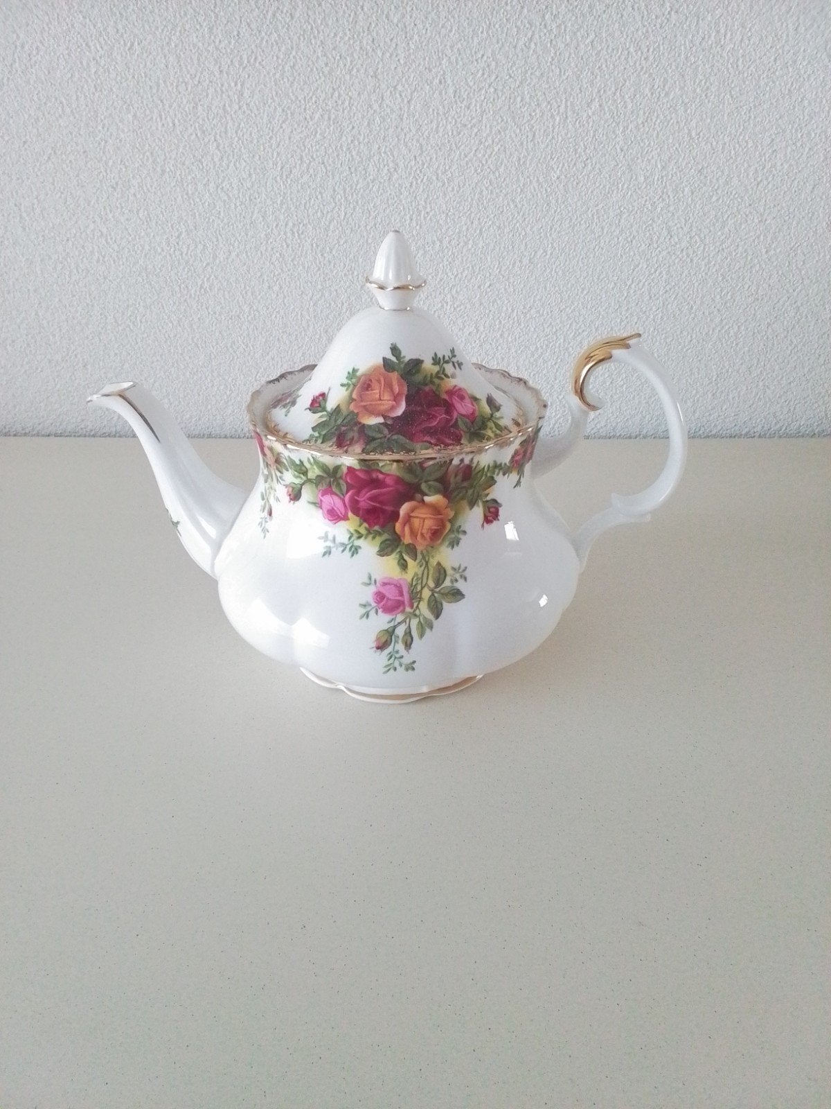 Theepot Old Country Roses, Royal Albert, Ophalen of Verzenden