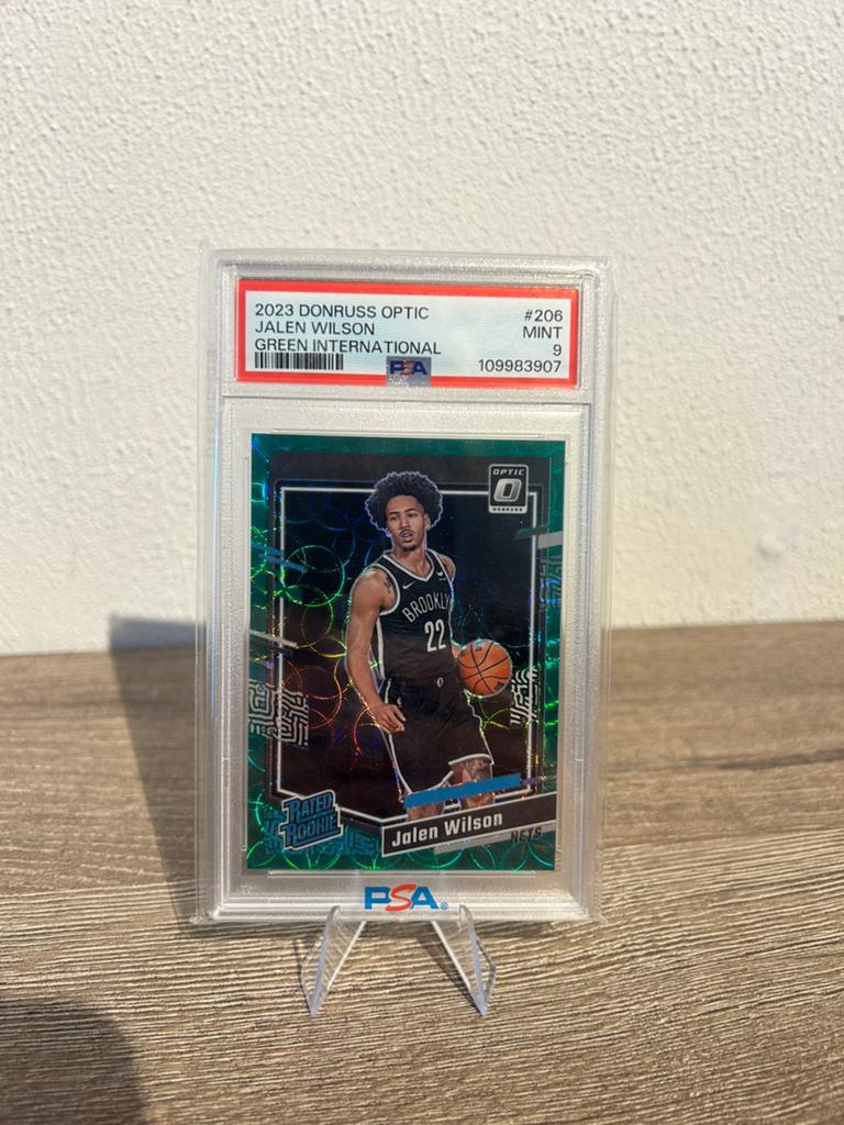 Jalen Wilson 2023 Donruss Optic Rated Rookie PSA 9 /65 #206, Hobby en Vrije tijd, Stickers en Plaatjes, Ophalen of Verzenden, Zo goed als nieuw
