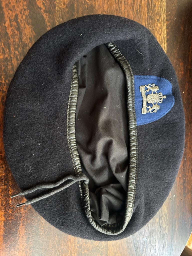 Baret DBBO maat 58 nette staat, Ophalen of Verzenden, Landmacht, Nederland, Helm of Baret