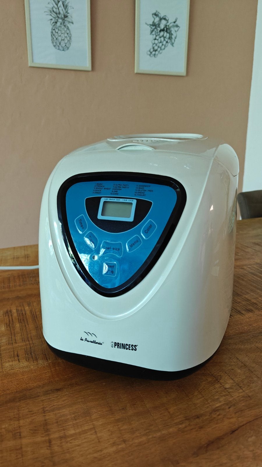 Princess Broodbakmachine - Zo goed als nieuw, 800 tot 1200 gram deeg, Zo goed als nieuw, Kijkvenster, Ophalen
