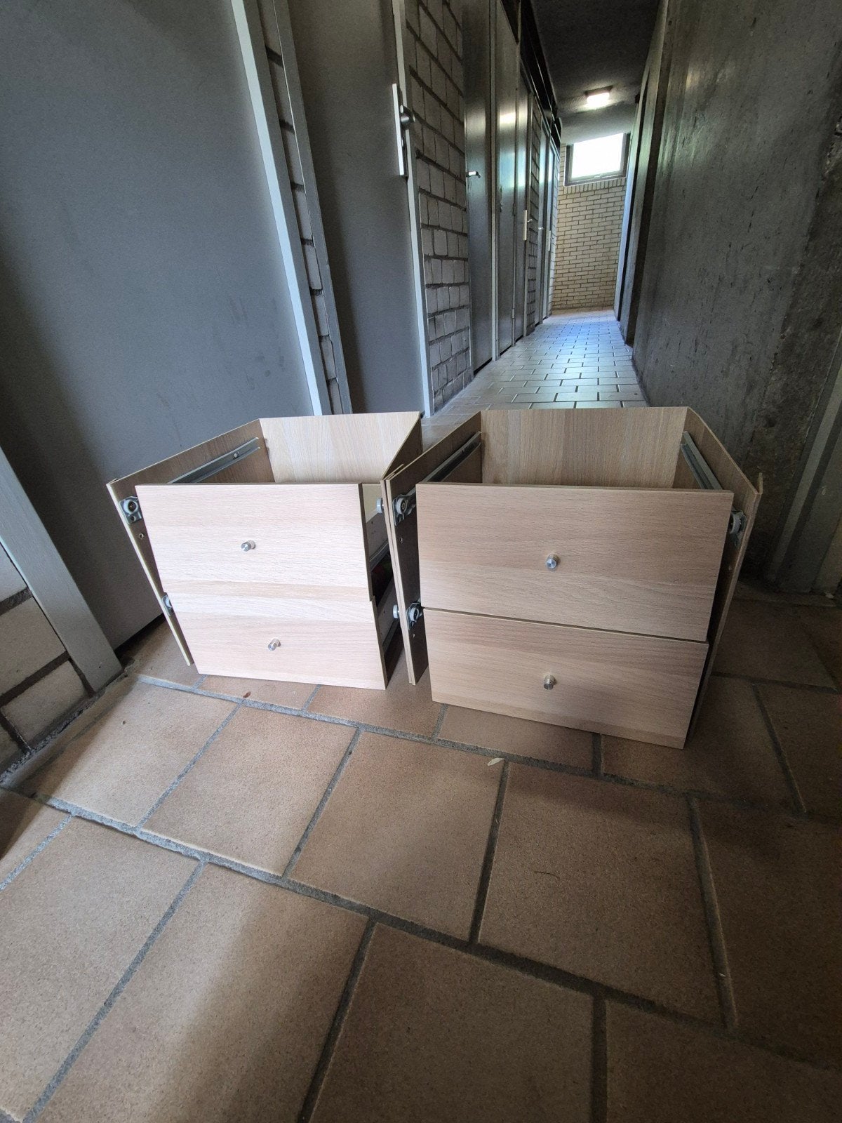 2 ikea kallax ladeinzetten eikenfineer, Huis en Inrichting, Zo goed als nieuw, Minder dan 100 cm, 25 tot 50 cm, 50 tot 100 cm