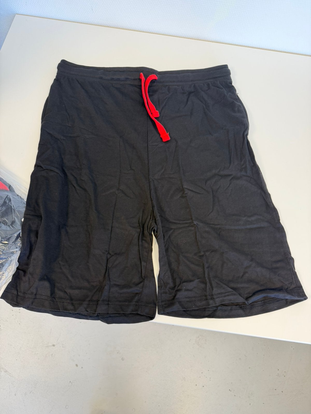 Korte kort Joggingsbroek Heren Zwart Rood Maat 4XL Nieuw, Zwart, Nieuw, Ophalen of Verzenden, H