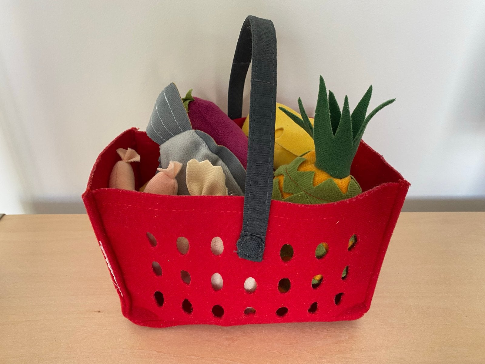 Ikea LÅTSAS boodschappenmandje - compleet, Ophalen, Zo goed als nieuw, Overige materialen, Speelkeuken-accessoire