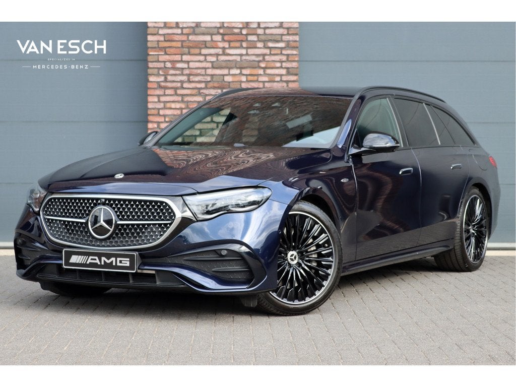 Mercedes-Benz E-Klasse Estate 300 e AMG Line | Distronic+ |, Auto's, Mercedes-Benz, Achterwielaandrijving, Gebruikt, Blauw, Origineel Nederlands