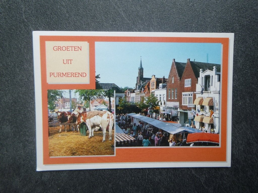 Purmerend, Veemarkt, Verzamelen, Verzenden, 1980 tot heden, Ongelopen, Noord-Holland
