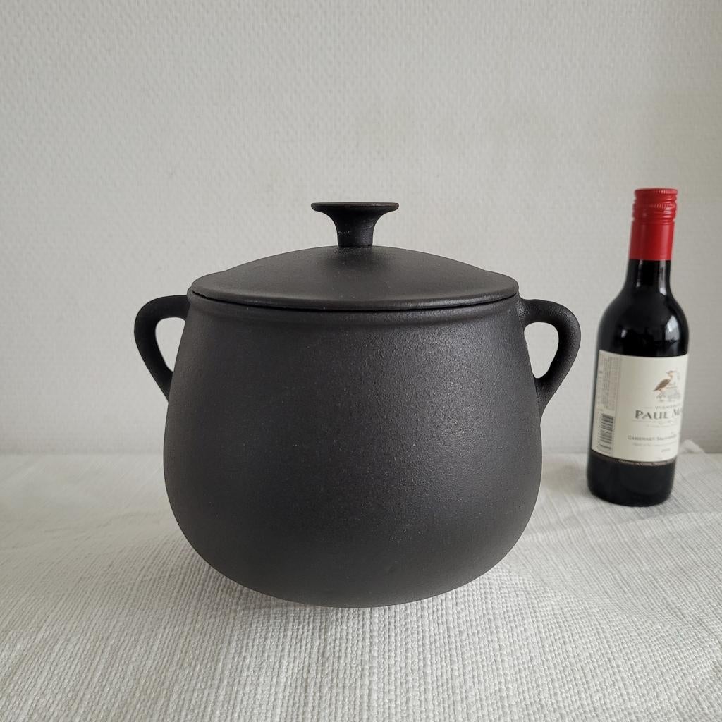 Cousances le creuset gietijzer emaille braadpan bonenpot, Ophalen of Verzenden, Zo goed als nieuw, Koekenpan of Braadpan, Gietijzer